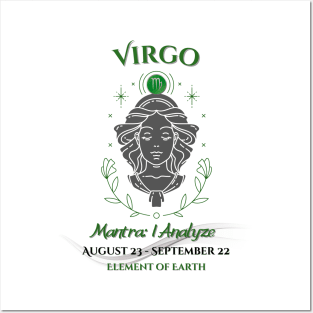 Zodiac Virgo Mantra Posters and Art